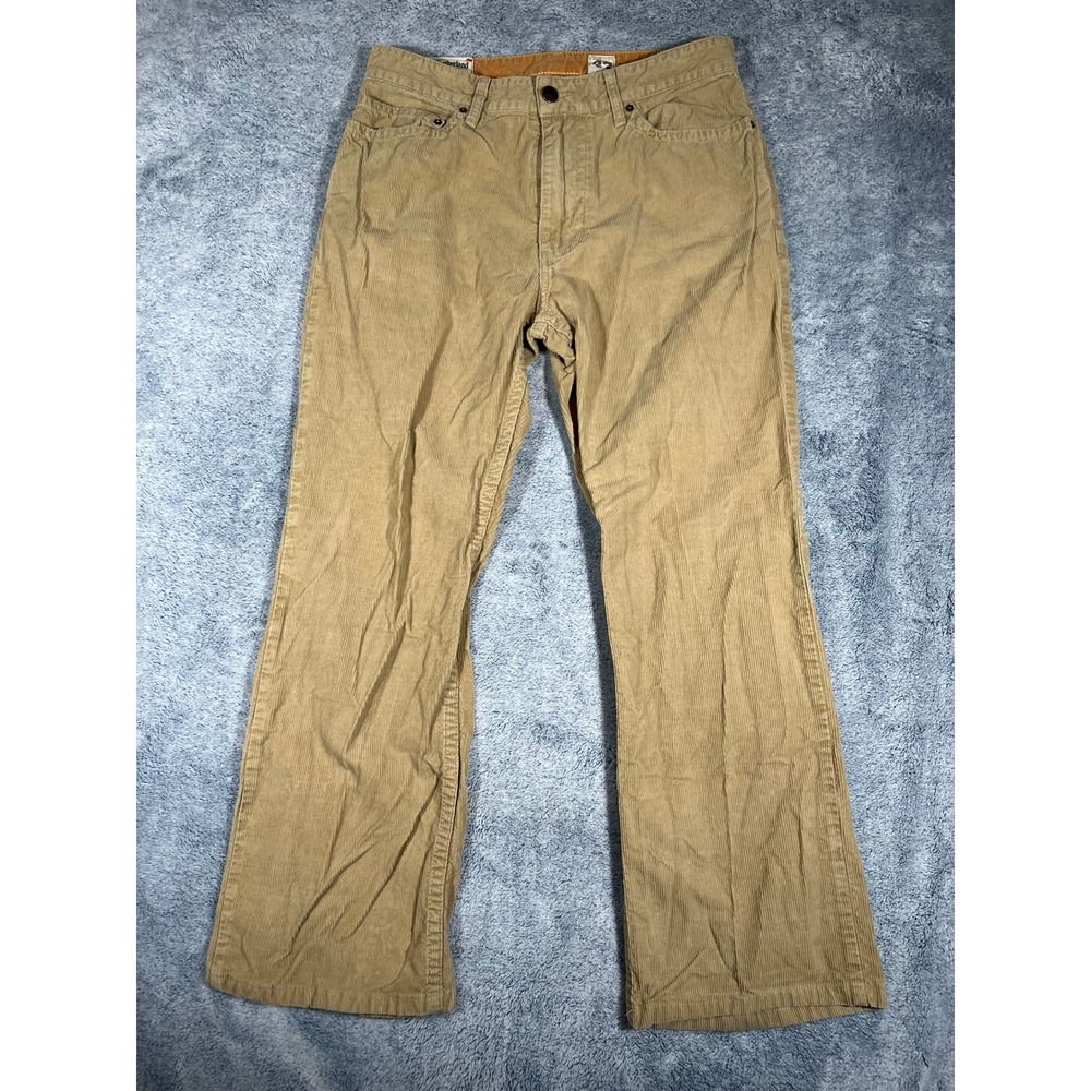 Timberland Mens Corduroy Pants Tan Khaki Straight Leg‎ Outdoor Gear 33x29 T03885